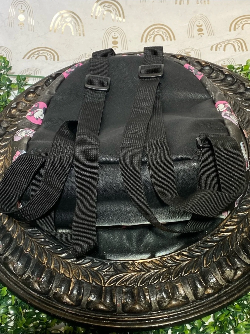 Bioworld Black Mini Backpack Interior Label